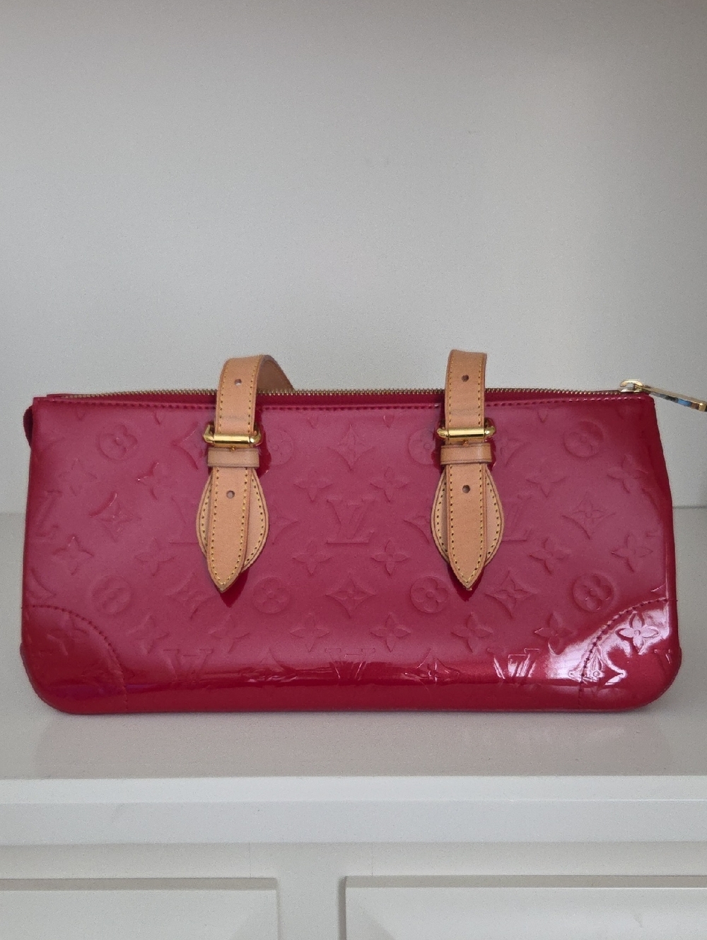 Louis Vuitton Pomme D'Amour Monogram Vernis Rosewood Bag
